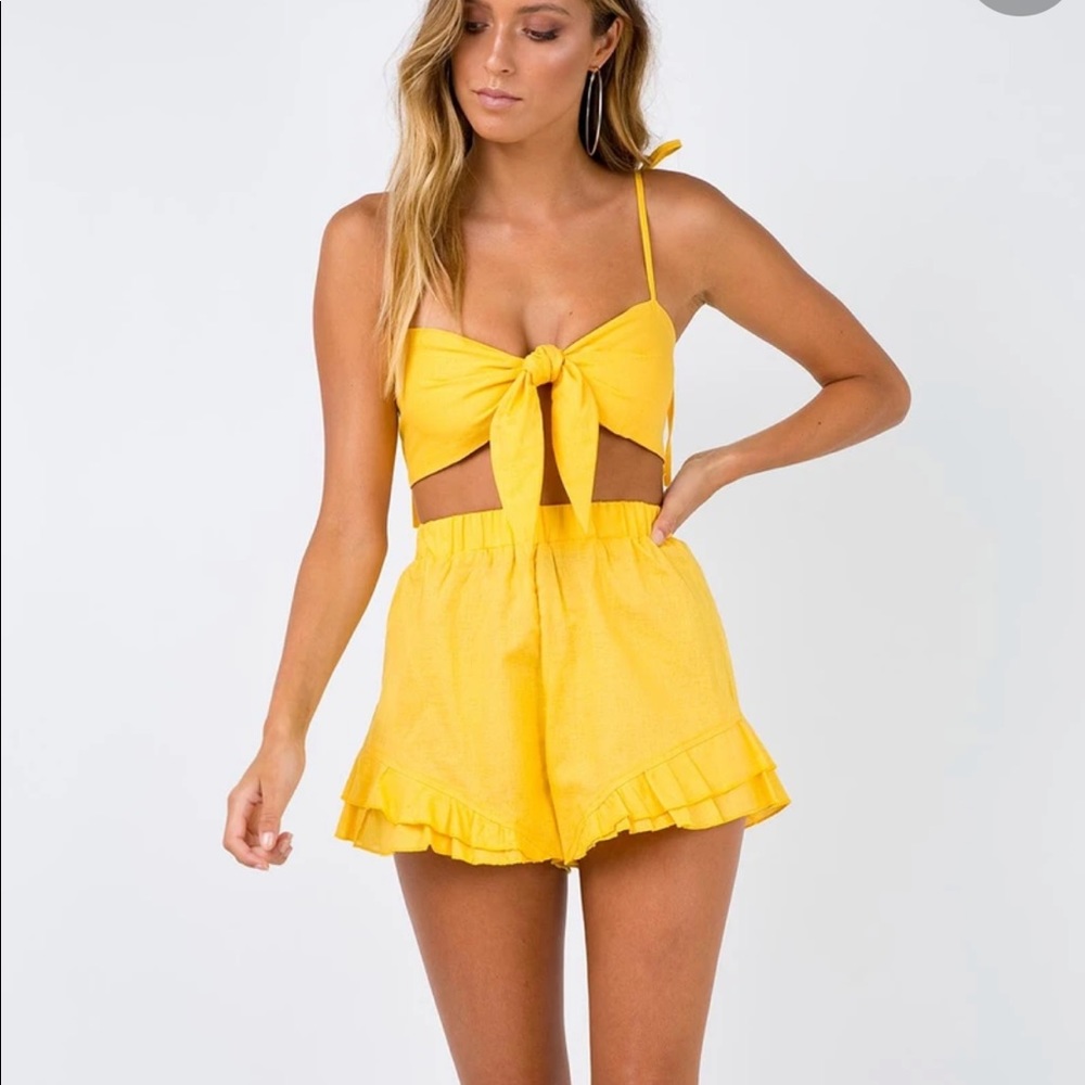 Princess Polly Our Graceful Blessings Set Yellow